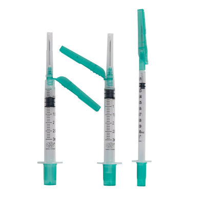 Jeringuilla médica 3ml disponible 22G de la colección de la sangre arterial de la seguridad estéril