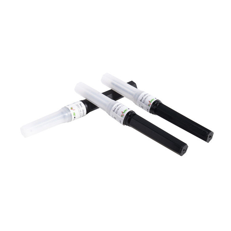 Indicador multi disponible de la aguja 22 de la colección de la sangre de la muestra color del negro de 1 pulgada