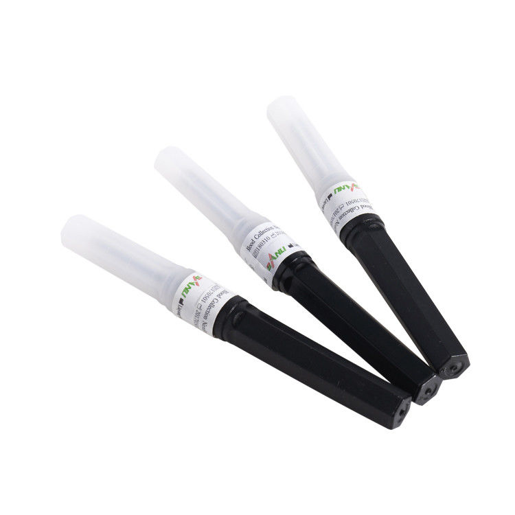 Color multi de las agujas 22G Blcak de la colección de la sangre de la muestra disponible