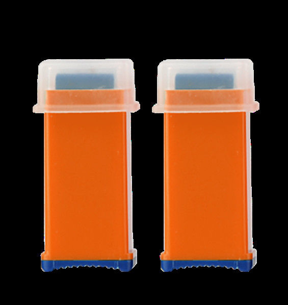color anaranjado de la seguridad 21G de la presión única disponible de las lancetas 1.8m m